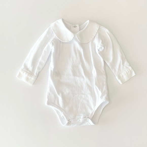 Dondolo Other - Dondolo 12M Long Sleeve Peter Pan Collared Baby Onesie